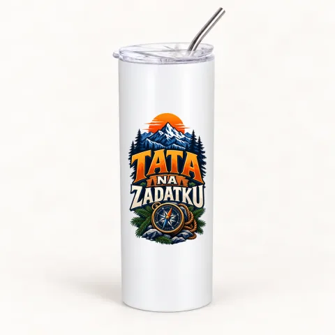 Tata na zadatku - Termo čaša – proizvod sa printom
