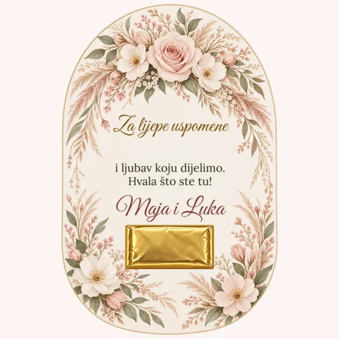 Zahvalnica · Suho cvijeće