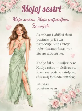 Mojoj sestri · Zauvijek uz tebe na proizvodu