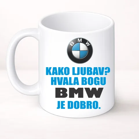 Kako ljubav? Hvala bogu BMW je dobro - Šolja Classic