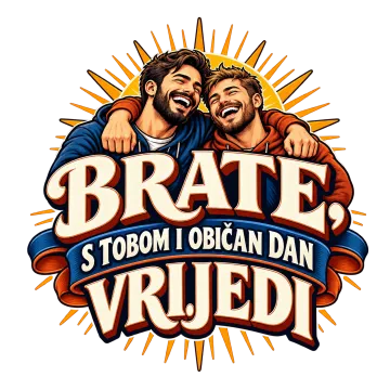 Brate, s tobom i običan dan vrijedi na proizvodu