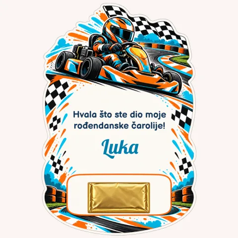Zahvalnica · Karting šampion