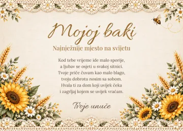 Baka · Zlatna livada · Foto kamen na proizvodu