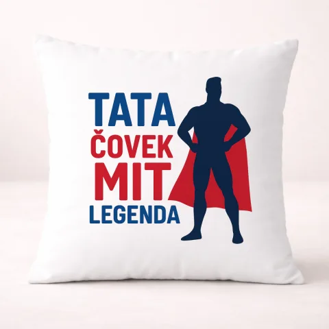 Tata covek mit legenda - Jastuk – proizvod sa printom