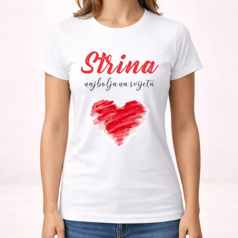 Strina najbolja na svijetu - Majica - Ženska – proizvod sa printom