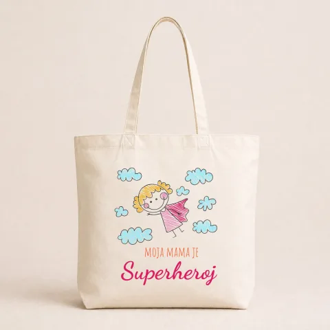 Moja mama je superheroj - Pamučni ceger
