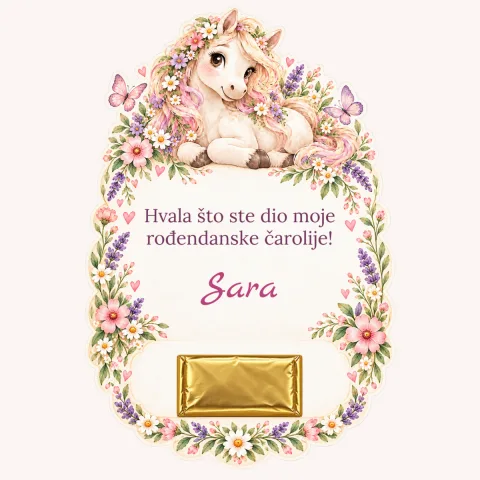 Zahvalnica · Poni i cvjetna livada