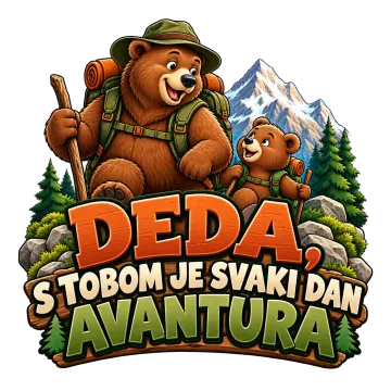 Deda, s tobom je svaki dan avantura na proizvodu