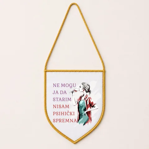 Ne mogu ja da starim nisam psihicki spremna - Zastavica