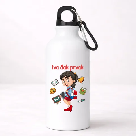 Đak prvak #5 - Aluminijumska boca – izdelek sa printom