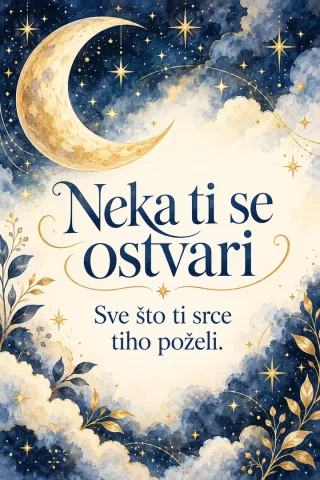 Čestitka · Neka ti se ostvari