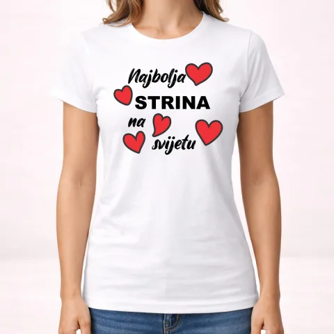 Najbolja strina na svijetu 2 - Majica - Ženska – proizvod sa printom