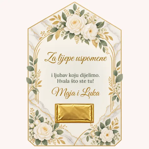 Zahvalnica · Bijeli mramor
