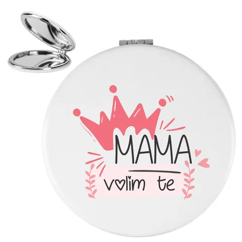 Mama volim te - Ogledalce – izdelek sa printom