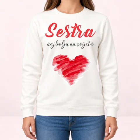 Sestra najbolja na svijetu - Dukserica