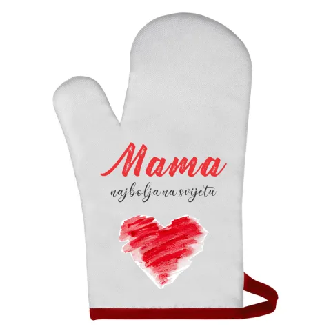 Mama najbolja na svijetu - Rukavica za rernu