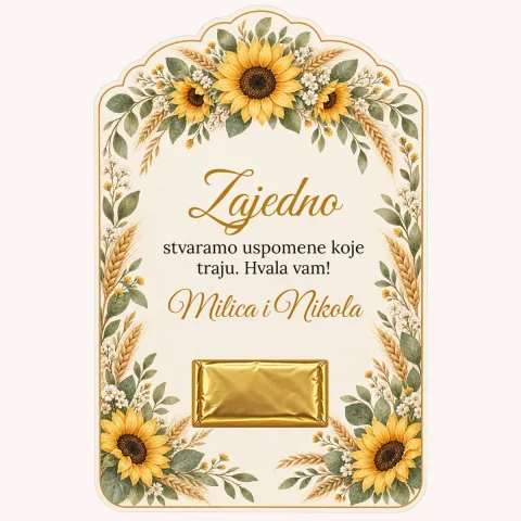 Zahvalnica · Suncokret i toplina