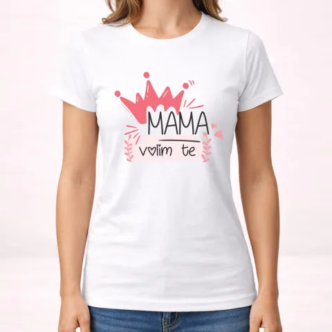 Mama volim te - Majica - Ženska