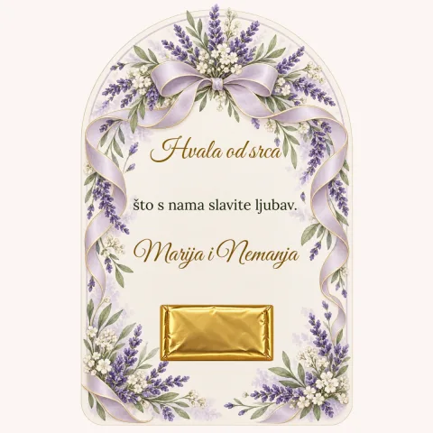 Zahvalnica · Lavanda i svila