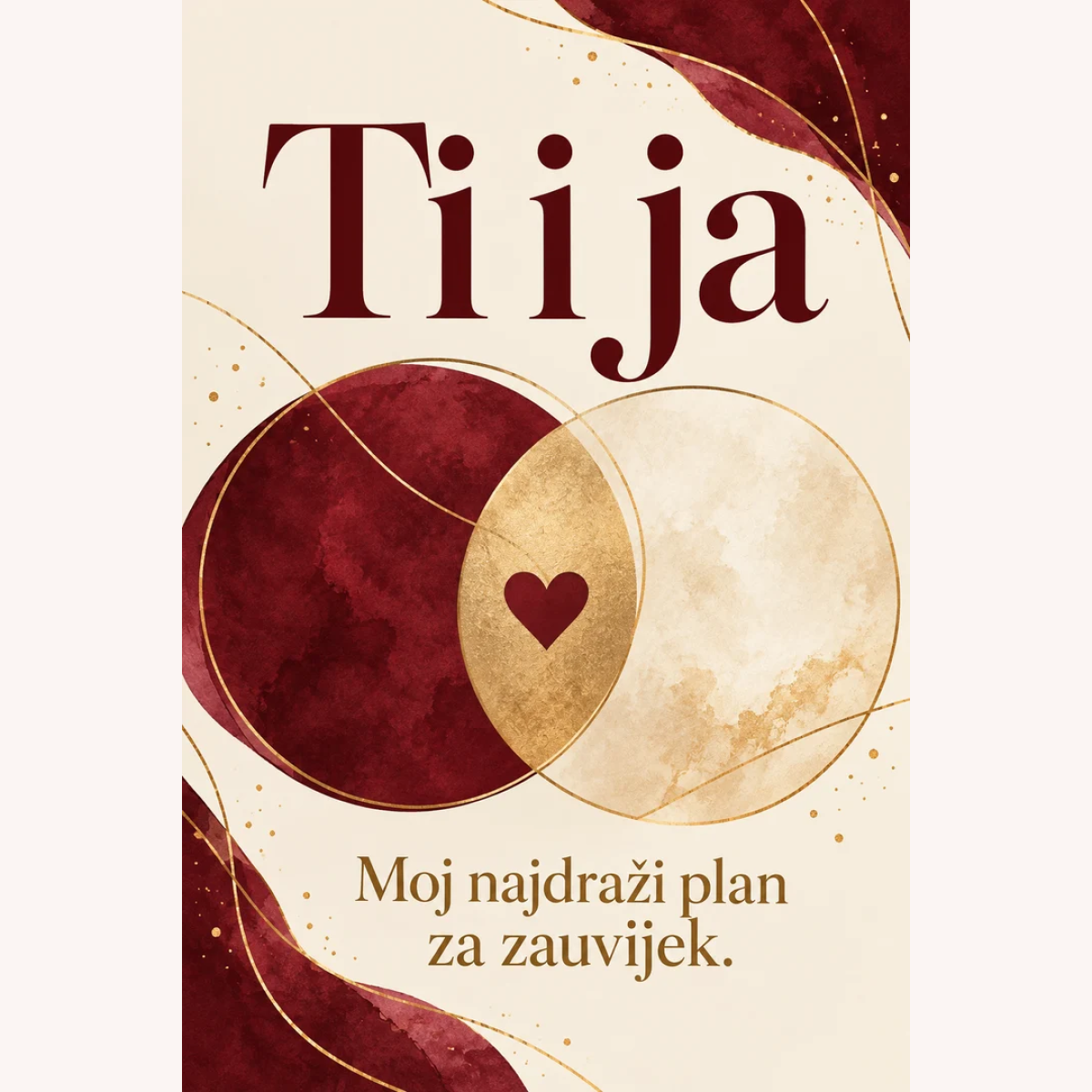 Čestitka · Ti i ja - Zauvijek – prikaz izdelka