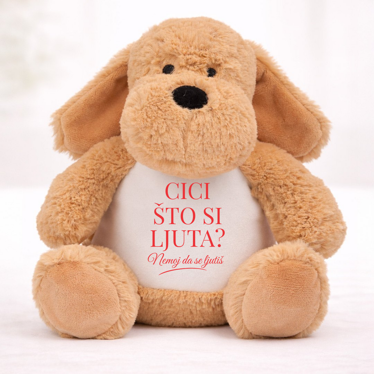 Cici što si ljuta? - Plišana igračka - Pas – prikaz izdelka