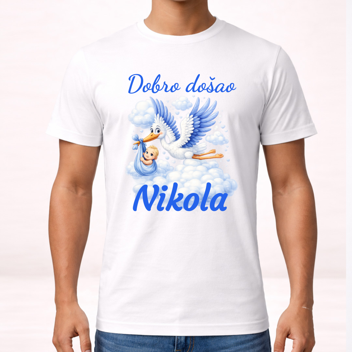 Dobro došla - dječak - Majica – prikaz proizvoda