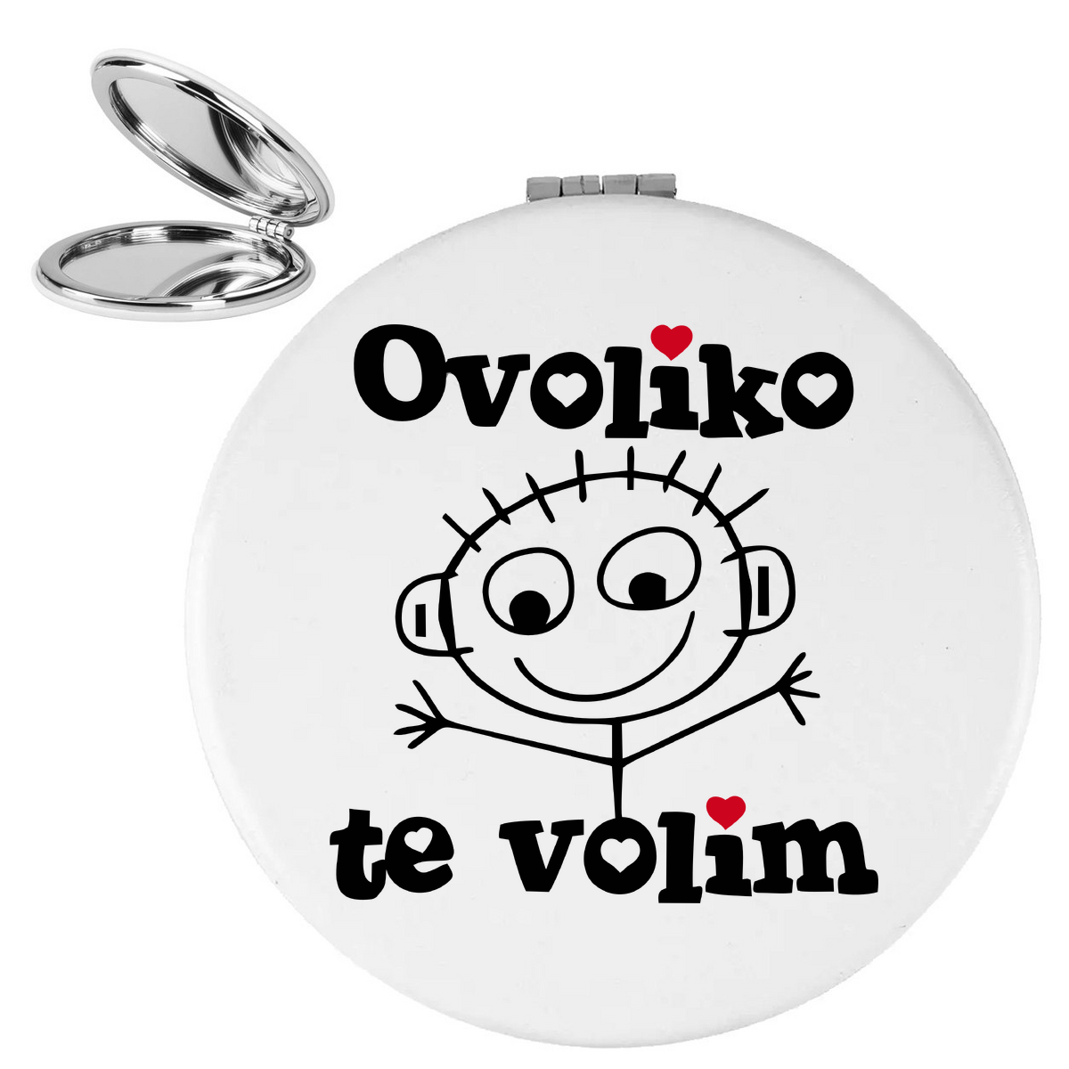 Ovoliko te volim - On - Ogledalce – prikaz izdelka