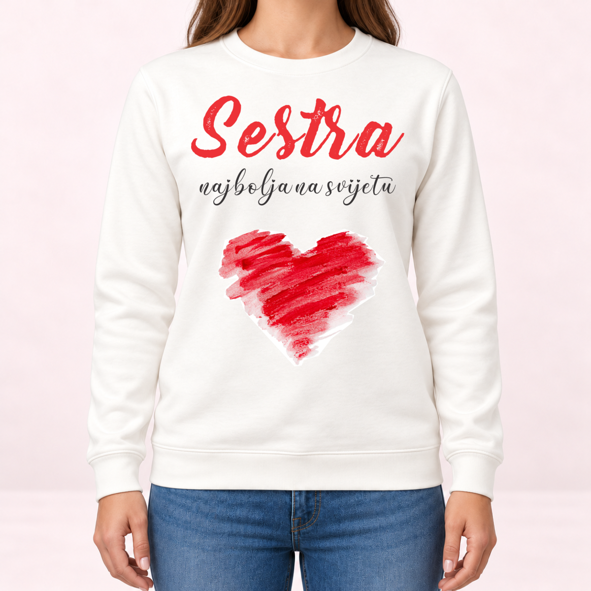Sestra najbolja na svijetu - Dukserica – prikaz proizvoda