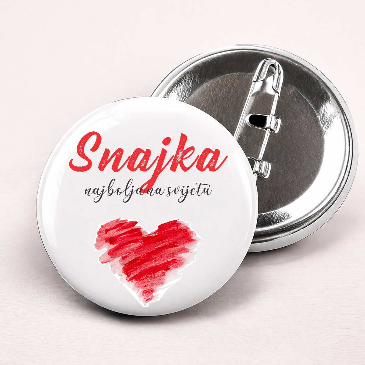 Snajka najbolja na svijetu - Bedževi – prikaz proizvoda