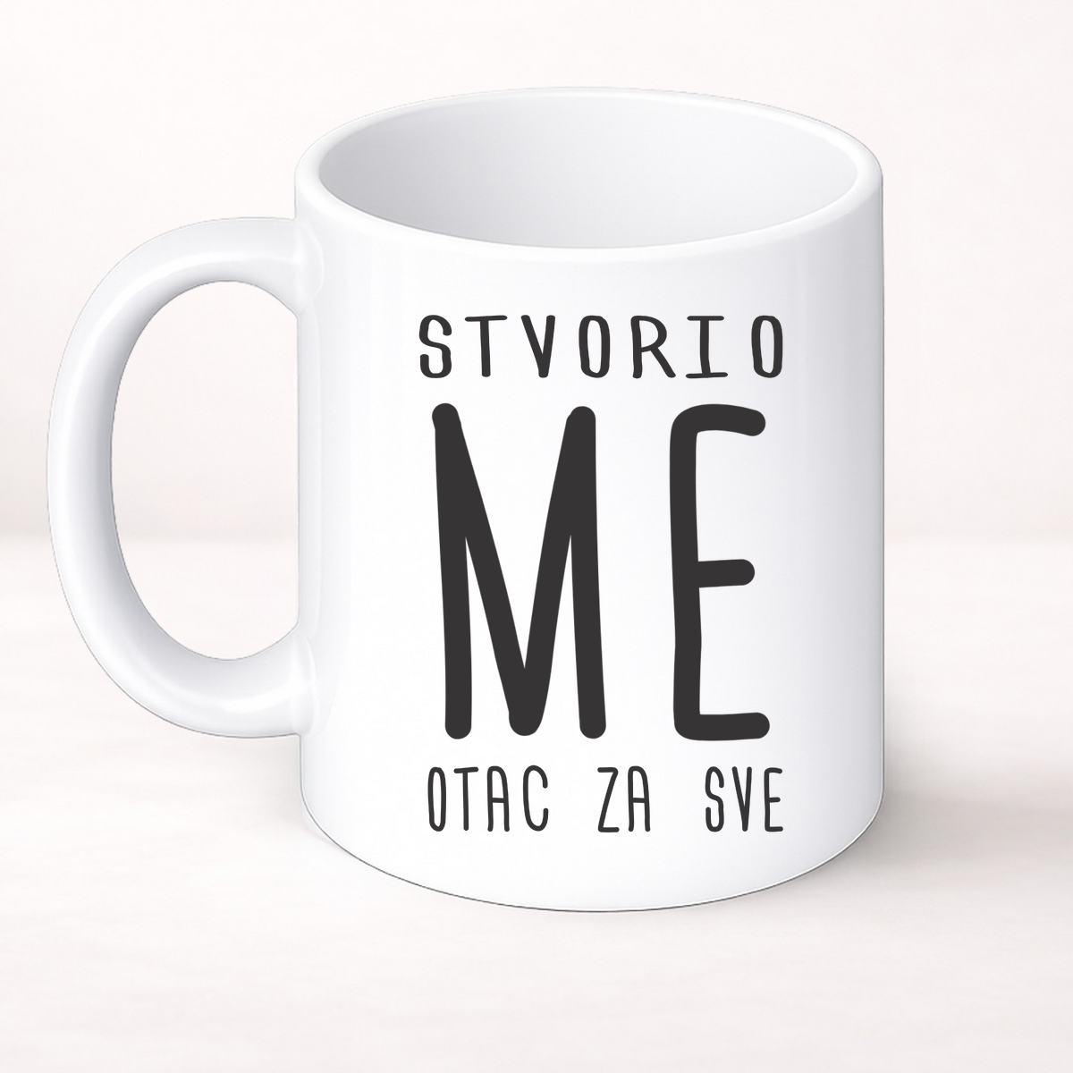 Stvorio me otac za sve - Šolja Classic – prikaz izdelka